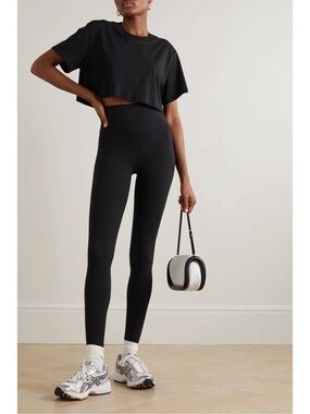 Lululemon Women’s “All Yours” Black Crop Tee Size 2
